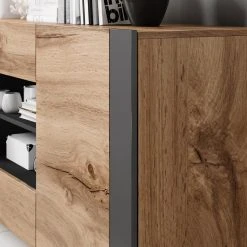 Skänk Wodiane 164x44x80 Cm -Chilli shop skank wodiane 164x44x80 cm ekfargantracit 4464739