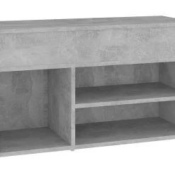 Be Basic Skobänk Svart 80x30x45 Cm Spånskiva