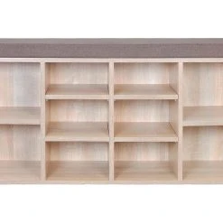 Be Basic Skobänk Med 10 Hyllfack Ek-färg -Chilli shop skobank med 10 hyllfack ek farg brun 3504244