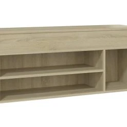 Be Basic Skobänk Vit 105x30x45 Cm Spånskiva