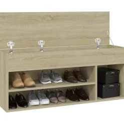 Be Basic Skobänk Vit 105x30x45 Cm Spånskiva -Chilli shop skobank sonoma ek 105x30x45 cm spanskiva brun 4110157