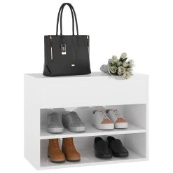 Be Basic Skobänk Vit 60x30x45 Cm Spånskiva -Chilli shop skobank vit hogglans 60x30x45 cm spanskiva vit hogglans 4197560