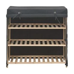 Be Basic Skoförvaring Med överdrag Grå 79x40x80 Cm Tyg -Chilli shop skoforvaring med overdrag gra 79x40x80 cm tyg gra 3505610