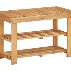 Be Basic Skohylla 70x32x46 Cm Massivt Akaciaträ