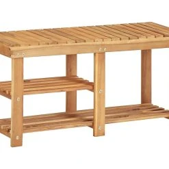 Be Basic Skohylla 90x32x46 Cm Massivt Akaciaträ