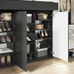 Skohylla Kickz 120 Cm -Chilli shop skohylla kickz 120 cm morkgra 4893271