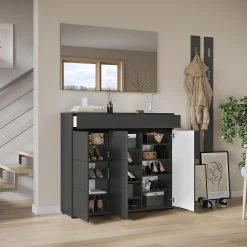 Skohylla Kickz 120 Cm -Chilli shop skohylla kickz 120 cm morkgra 4893272