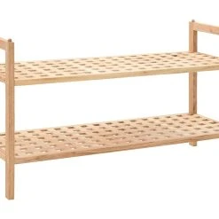 Be Basic Skohylla Massivt Valnötsträ 69x26x40 Cm