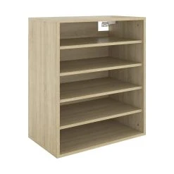 Be Basic Skohylla Sonoma-ek 60x35x70 Cm Spånskiva