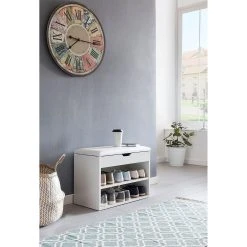 Wohnling Skohylla Valoris 60x30 Cm -Chilli shop skohylla valoris 60x30 cm vit 1704248