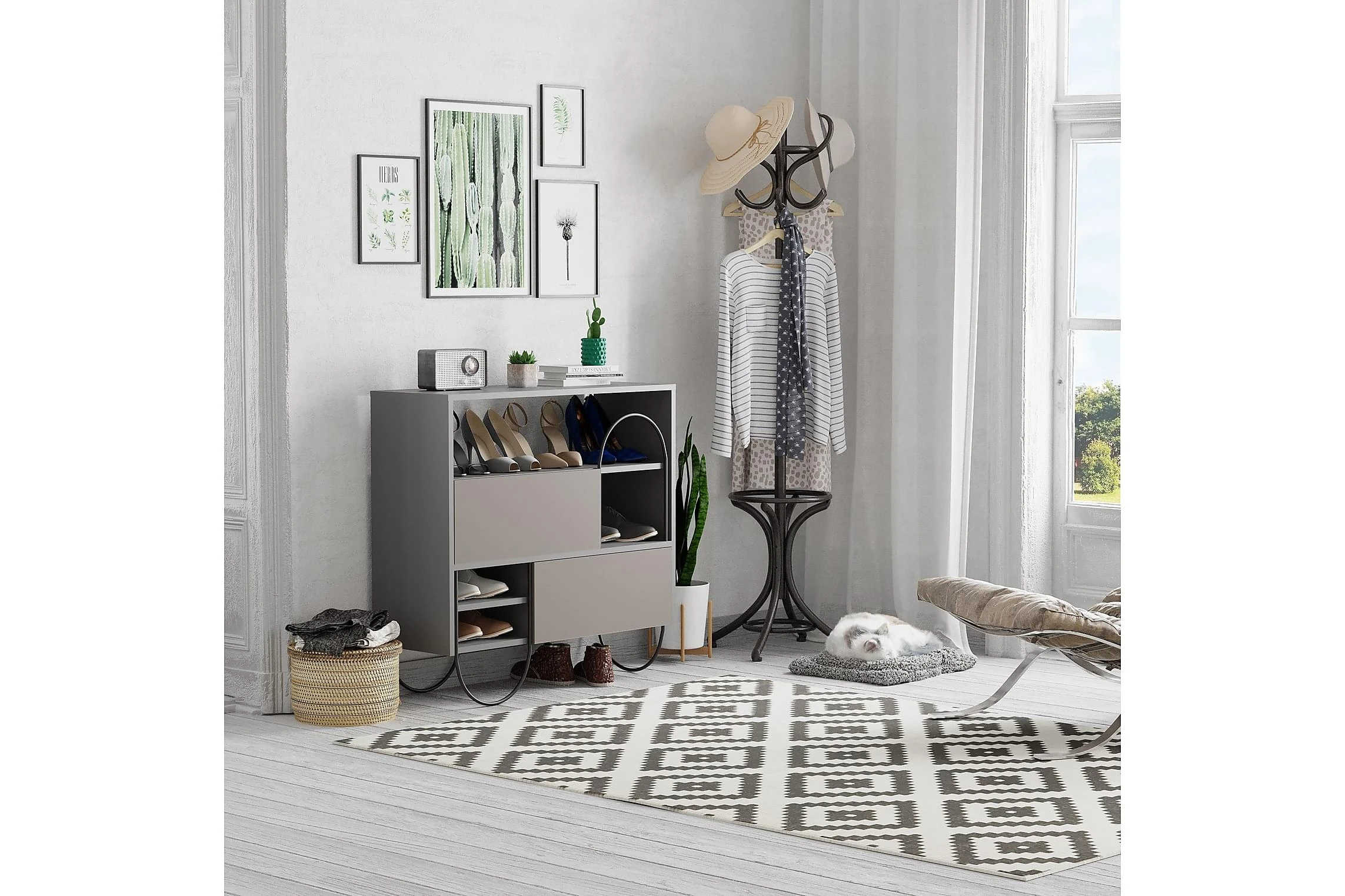 Skoskåp 35x97 Cm 2 Skoskåp 35x97 Cm - Bild 2