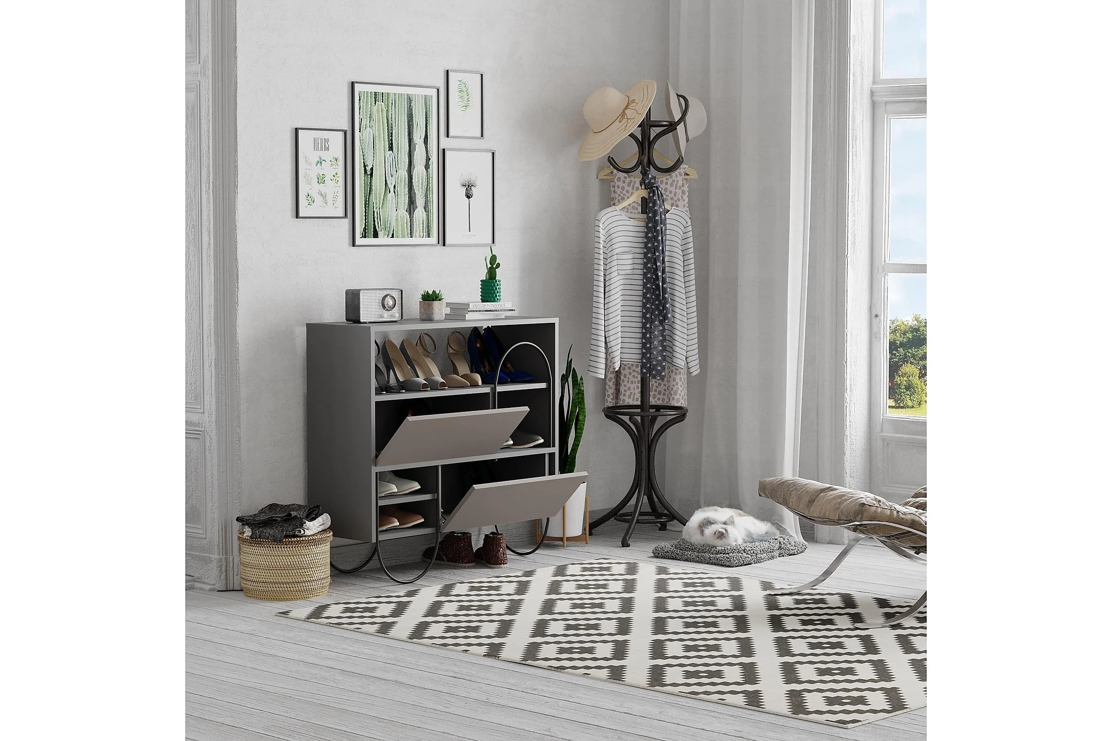 Skoskåp 35x97 Cm 4 Skoskåp 35x97 Cm - Bild 4