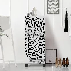 Skoskåp 38x50 Cm -Chilli shop skoskap 38x50 cm vitsvart 2869066