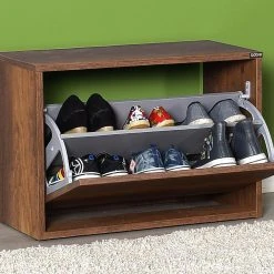 Skoskåp 42x60 Cm -Chilli shop skoskap 42x60 cm valnot 3058182