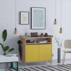 Skoskåp 52x100 Cm -Chilli shop skoskap 52x100 cm guldnaturgul 2866908