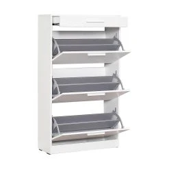 Skoskåp 75x128 Cm 14 Skoskåp 75x128 Cm -Chilli shop skoskap 75x128 cm vit 3058225