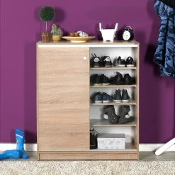 Skoskåp 91x105 Cm -Chilli shop skoskap 91x105 cm natur 3058215