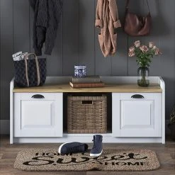 Skoskåp Acapulco 40x120 Cm -Chilli shop skoskap acapulco 40x120 cm vitnatur 4467824