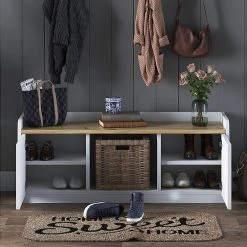 Skoskåp Acapulco 40x120 Cm -Chilli shop skoskap acapulco 40x120 cm vitnatur 4467826