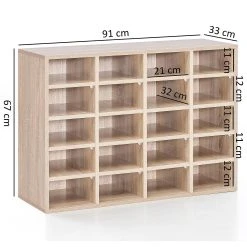 Wohnling Skoskåp Ambrosone 92x33 Cm -Chilli shop skoskap ambrosone 92x33 cm tranatur 4457128