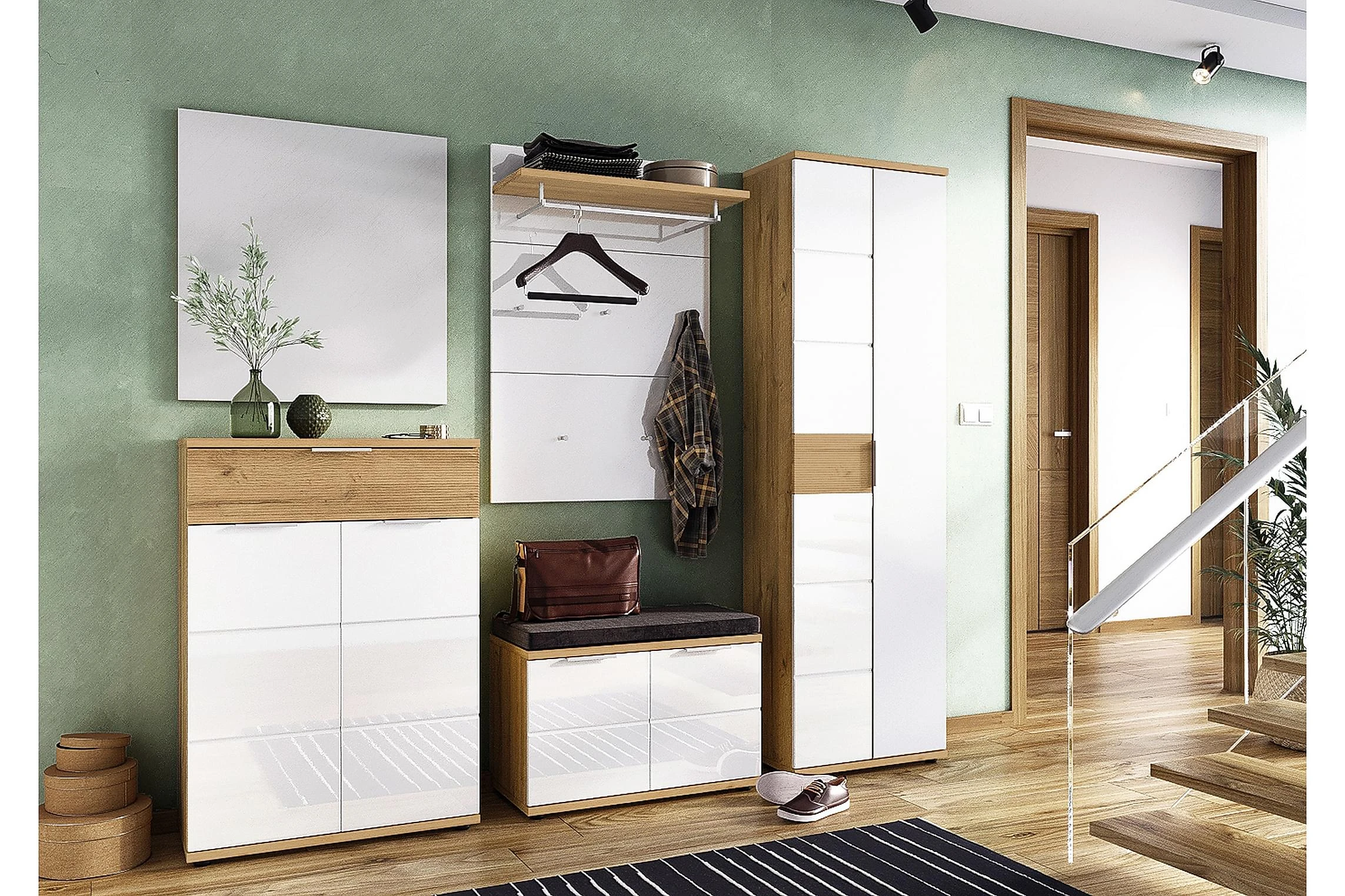 Skoskåp Angules 37x75 Cm 2 Skoskåp Angules 37x75 Cm - Bild 2