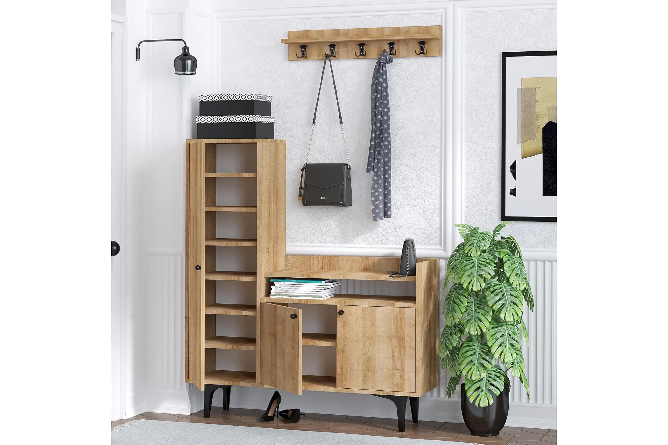 Skoskåp Barneveld 120x35 Cm 2 Skoskåp Barneveld 120x35 Cm - Bild 2