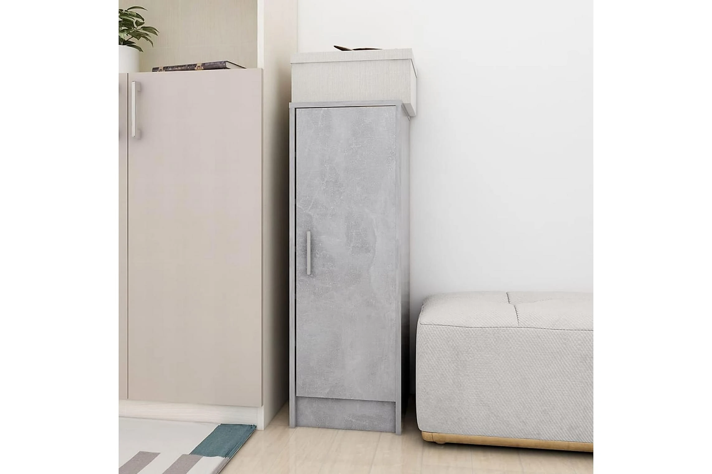 Be Basic Skoskåp Svart 32x35x92 Cm Spånskiva 8 Be Basic Skoskåp Svart 32x35x92 Cm Spånskiva - Bild 8