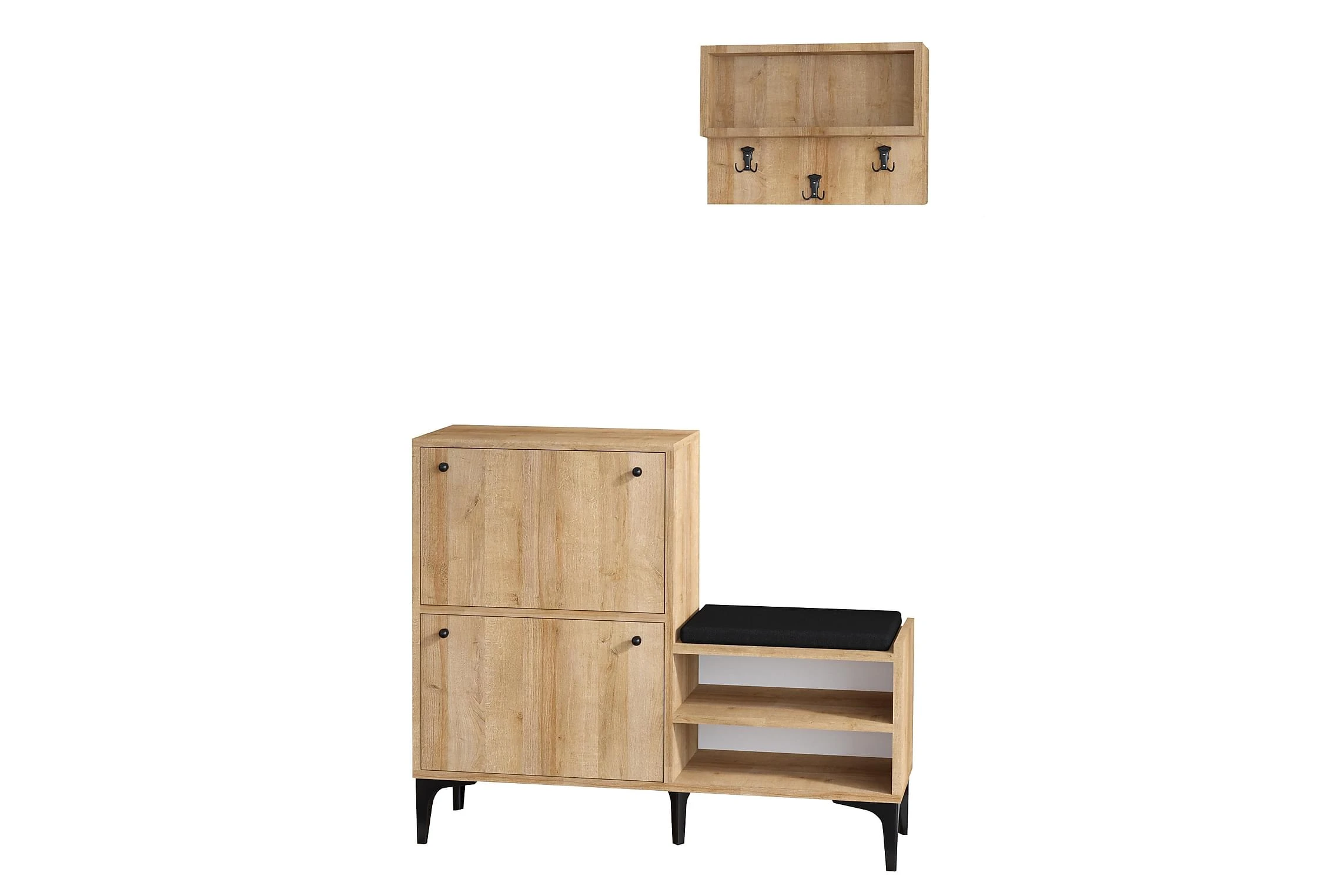 Skoskåp Bredene 110x35 Cm 3 Skoskåp Bredene 110x35 Cm - Bild 3