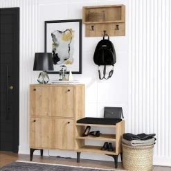 Skoskåp Bredene 110x35 Cm