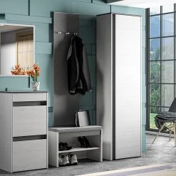 Skoskåp Espada 47 Cm 19 Skoskåp Espada 47 Cm -Chilli shop skoskap espada 47 cm antracitvit natur 4467407