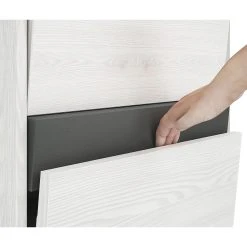 Skoskåp Espada 94 Cm -Chilli shop skoskap espada 94 cm antracitvit natur 4934337