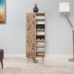 Skoskåp Gillberga 50 Cm 9 Skoskåp Gillberga 50 Cm -Chilli shop skoskap gillberga 50 cm brunmonstrad 1650409