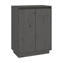 Skoskåp Honungsbrun 60x35x80 Cm Massiv Furu