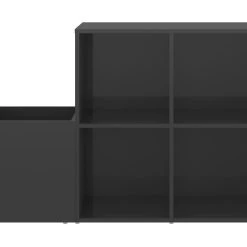 Be Basic Skoskåp Svart 105x35,5x70 Cm Spånskiva -Chilli shop skoskap gra hogglans 105x355x70 cm spanskiva gra hogglans 4110146