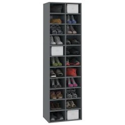 Be Basic Skoskåp Vit 54x34x183 Cm Spånskiva 9 Be Basic Skoskåp Vit 54x34x183 Cm Spånskiva -Chilli shop skoskap gra hogglans 54x34x183 cm spanskiva gra hogglans 3493186