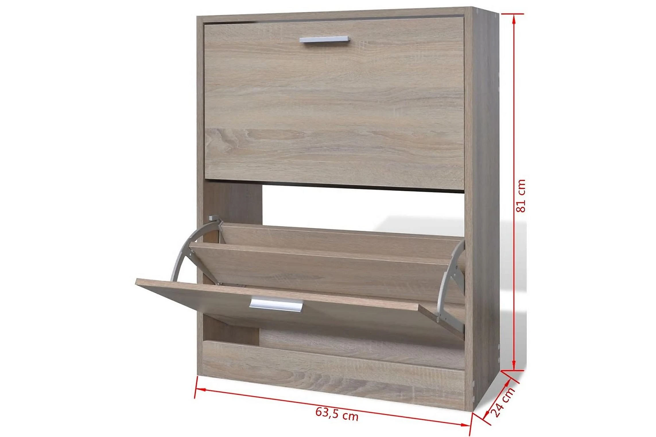 Be Basic Skoskåp I Trä Med 2 Fack Eklook 6 Be Basic Skoskåp I Trä Med 2 Fack Eklook - Bild 6