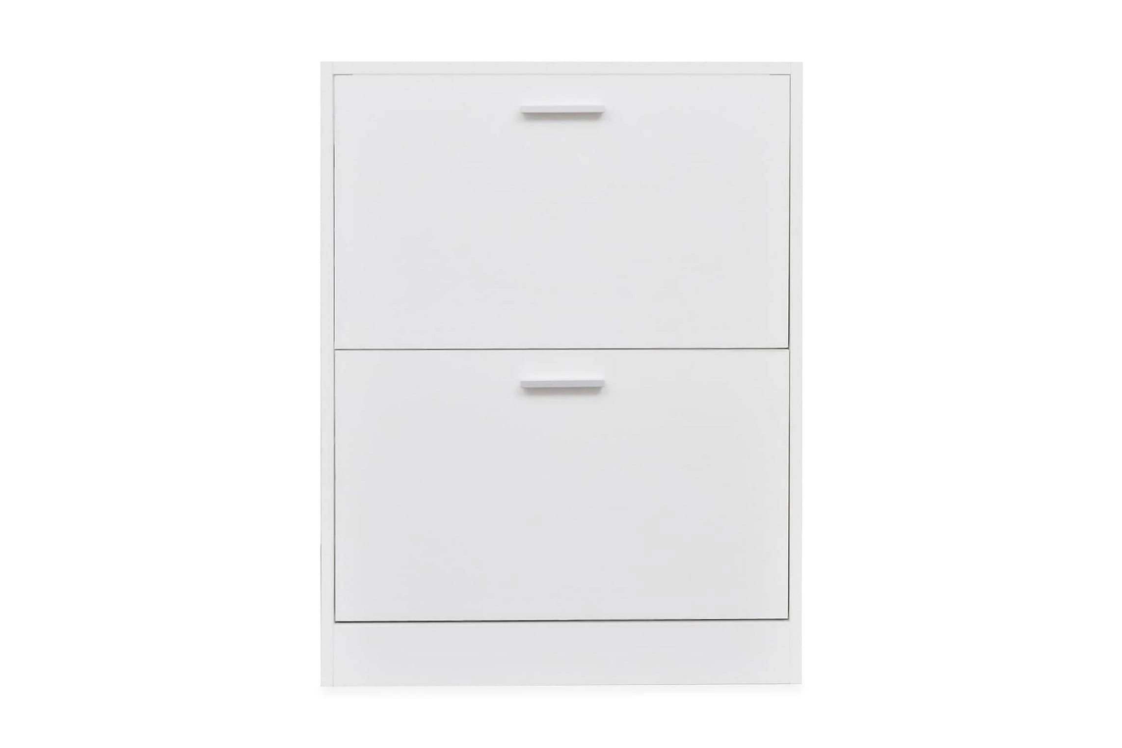 In Living Skoskåp I Trä Med 2 Fack Vit 2 In Living Skoskåp I Trä Med 2 Fack Vit - Bild 2