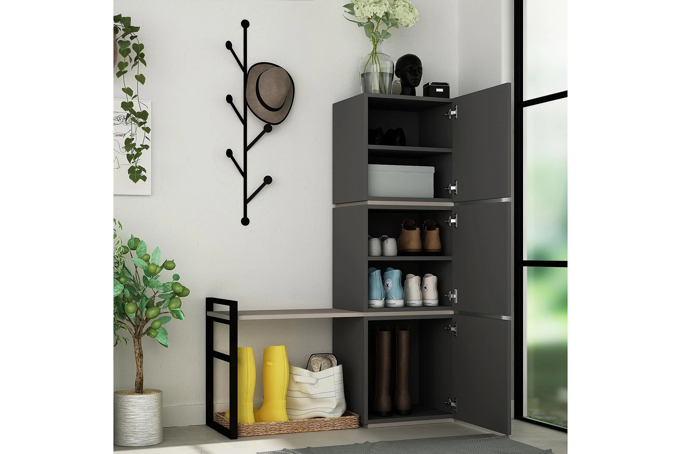 Skoskåp Lindome 109 Cm 3 Skoskåp Lindome 109 Cm - Bild 3