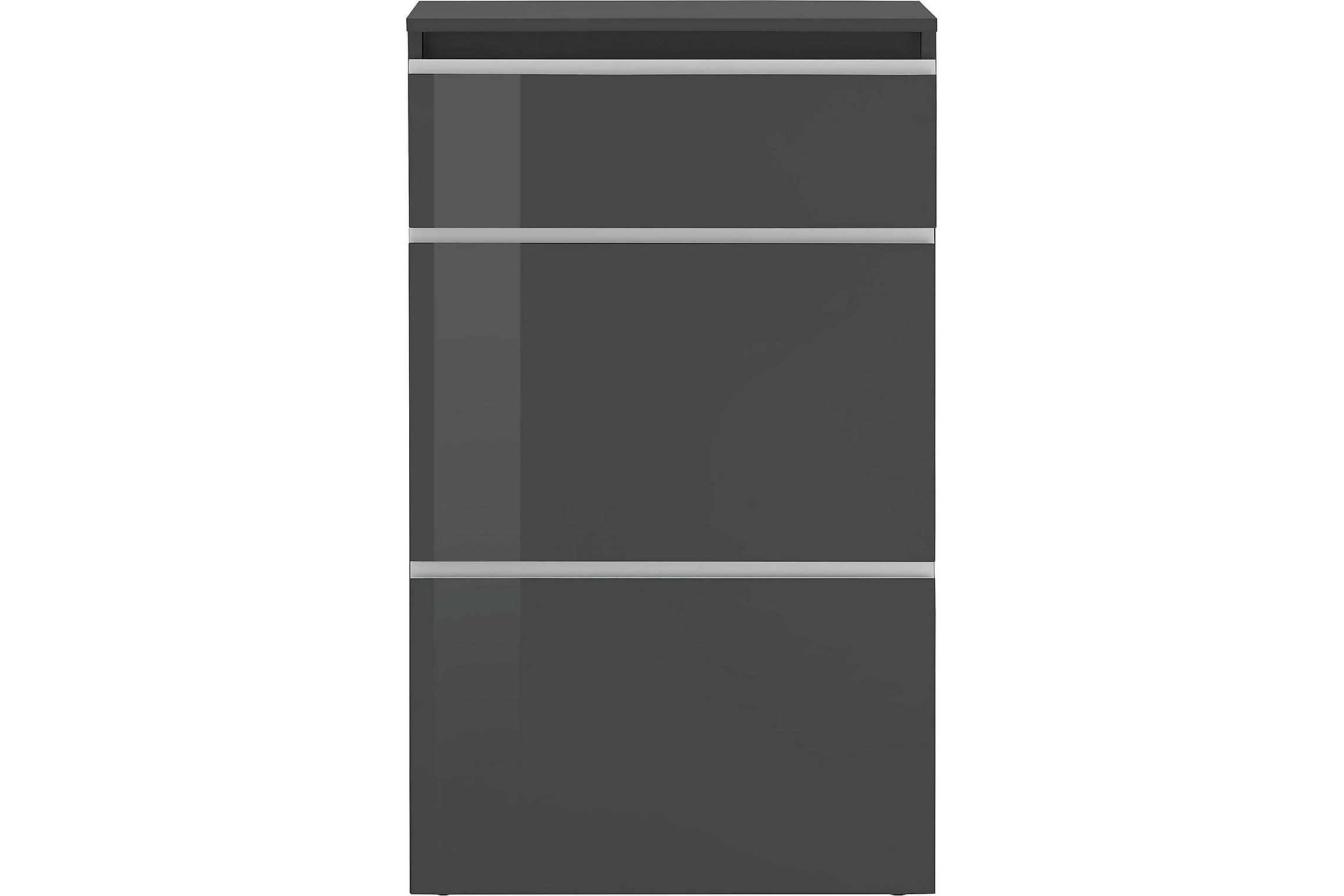 Skoskåp Magiras 60x27 Cm 2 Dörrar + Lucka 3 Skoskåp Magiras 60x27 Cm 2 Dörrar + Lucka - Bild 3