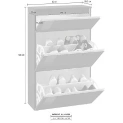 Skoskåp Magiras 60x27 Cm 2 Dörrar + Lucka 11 Skoskåp Magiras 60x27 Cm 2 Dörrar + Lucka -Chilli shop skoskap magiras 60x27 cm 2 dorrar lucka antracit hogglans 4465497