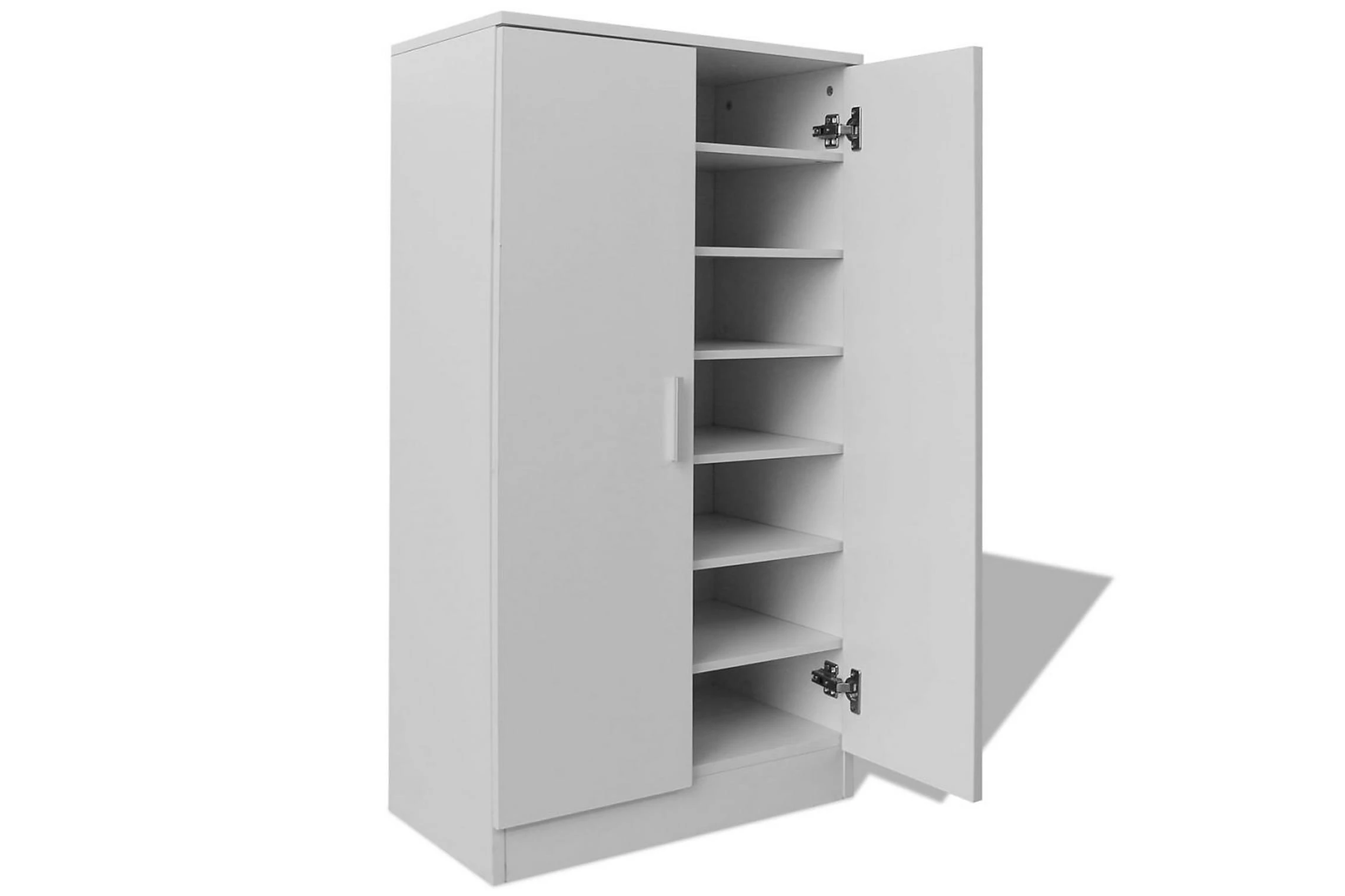 Be Basic Skoskåp Med 7 Hyllor Vit 4 Be Basic Skoskåp Med 7 Hyllor Vit - Bild 4