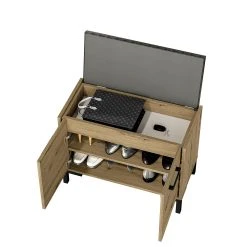 Skoskåp Olebe 54 Cm -Chilli shop skoskap olebe 54 cm svarttra 4070532