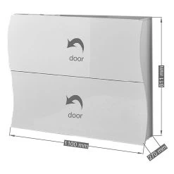 Skoskåp Ondres 101x27 Cm 2 Lådor 7 Skoskåp Ondres 101x27 Cm 2 Lådor -Chilli shop skoskap ondres 101x27 cm 2 lador vit hogglans 4465112