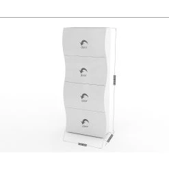 Skoskåp Ondres 71x27 Cm 4 Lådor 7 Skoskåp Ondres 71x27 Cm 4 Lådor -Chilli shop skoskap ondres 71x27 cm 4 lador vit hogglans 4465098