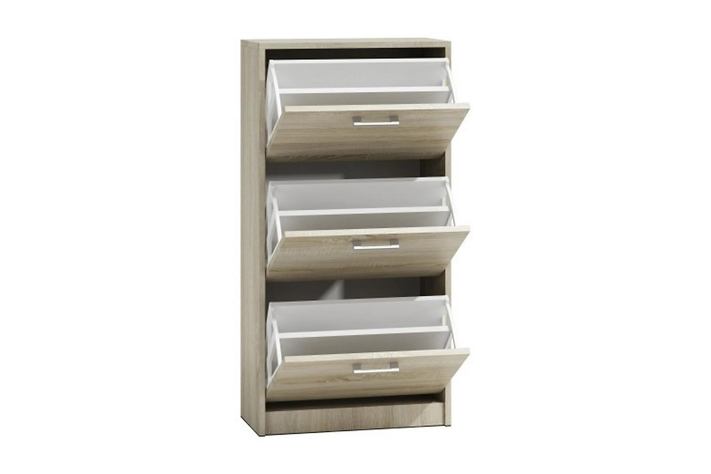 Skoskåp Palugo 60x28x116 Cm Med 3 Hyllor 3 Skoskåp Palugo 60x28x116 Cm Med 3 Hyllor - Bild 3