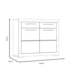 Skoskåp Perrins 119 Cm 9 Skoskåp Perrins 119 Cm -Chilli shop skoskap perrins 119 cm brunvit 1657872