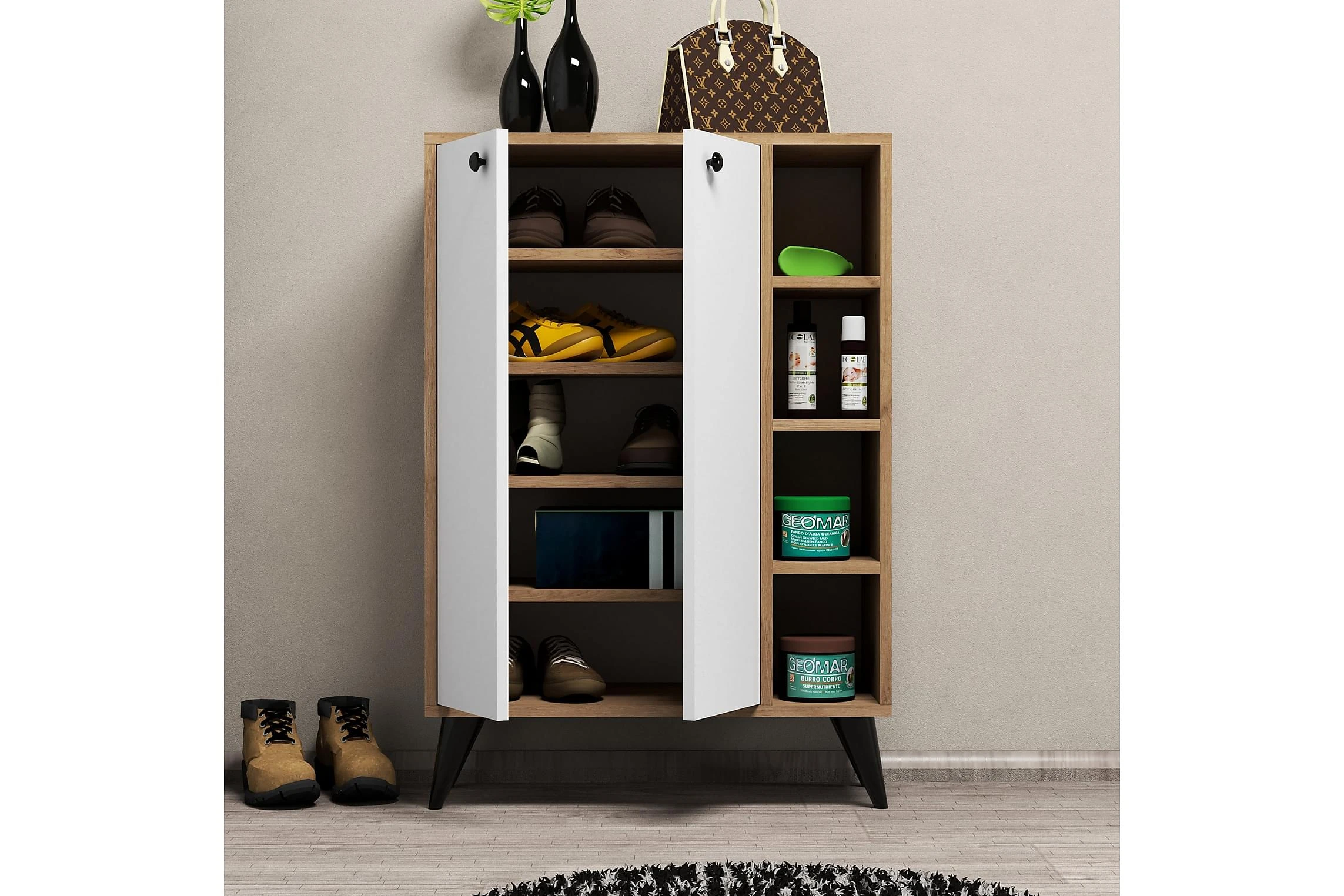 Skoskåp Stewar 35x72 Cm 4 Skoskåp Stewar 35x72 Cm - Bild 4