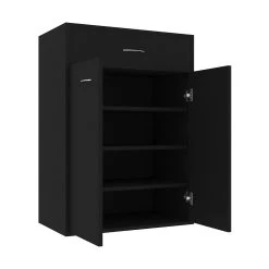 Be Basic Skoskåp Svart 60x35x84 Cm Spånskiva -Chilli shop skoskap svart 60x35x84 cm spanskiva svart 3744702