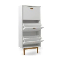 Tenzo Skoskåp Svea 129x58 Cm 12 Tenzo Skoskåp Svea 129x58 Cm -Chilli shop skoskap svea 129x58 cm vit 2780644