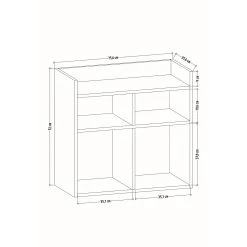 Skoskåp Tacuba 77x37 Cm -Chilli shop skoskap tacuba 77x37 cm natur 3497155